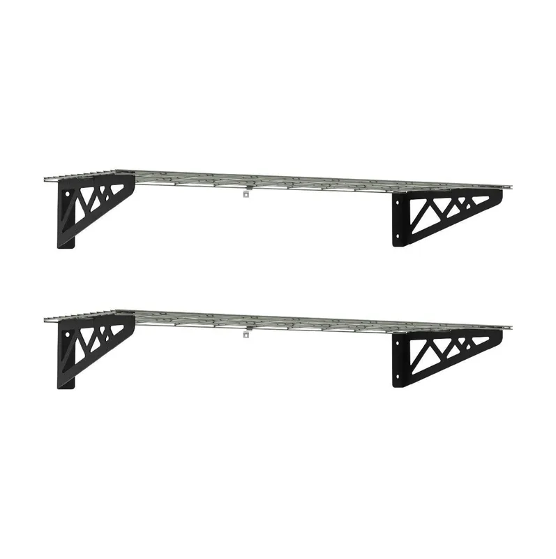 1' x 6' Wall Shelf (with Hooks)