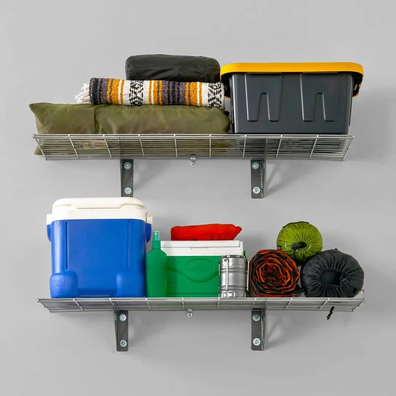 1' x 6' Wall Shelf (with Hooks) 5