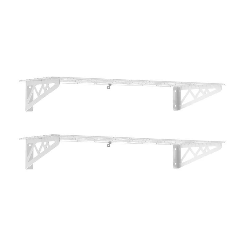 1' x 6' Wall Shelf (with Hooks) 7