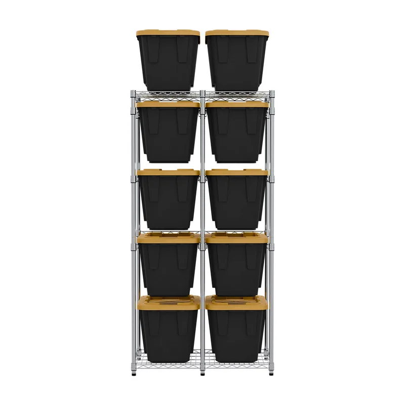 12 Gallon Storage Bin Rack with Bins