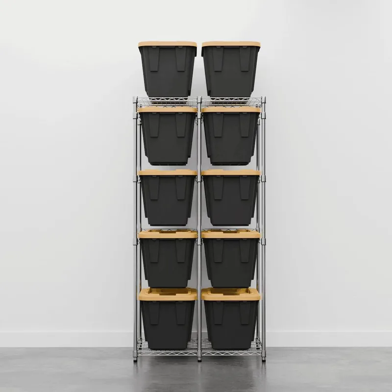 12 Gallon Storage Bin Rack 2