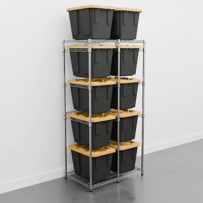 12 Gallon Storage Bin Rack 4