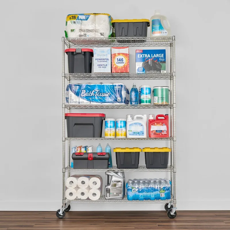 18" x 48" x 72" 6-Tier Wire Rack 2