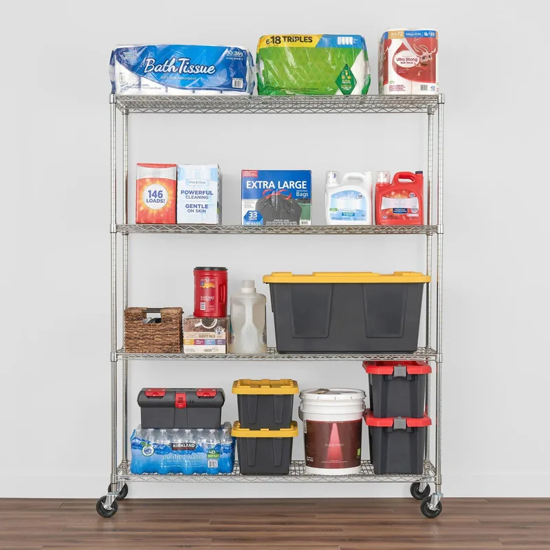 18" x 60" x 72" 4-Tier Wire Rack 2