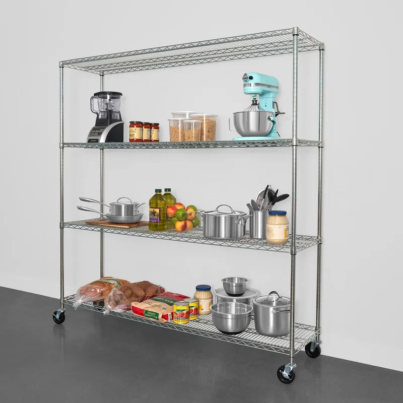 18" x 72" x 72" 4-Tier Wire Rack 4