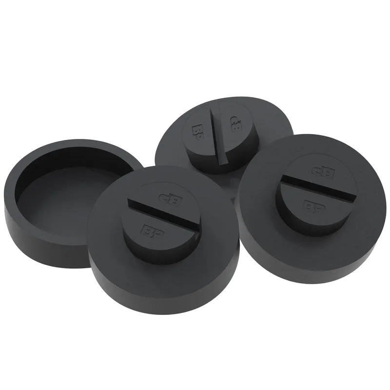 2-Post Slipover Pads Round Puck (4-Pack)
