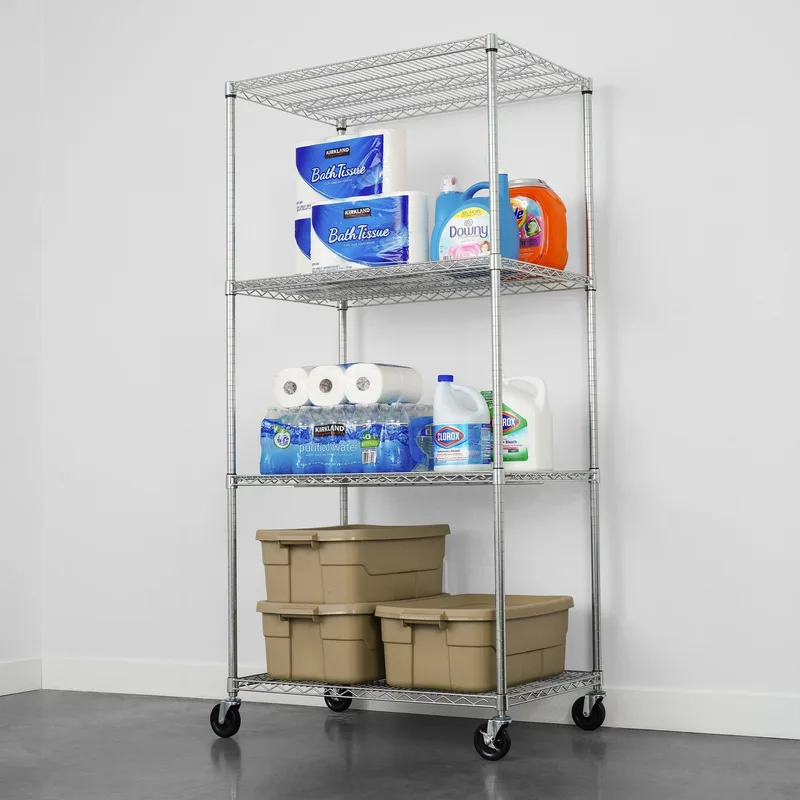 24" x 36" x 72" 4-Tier Wire Rack 4