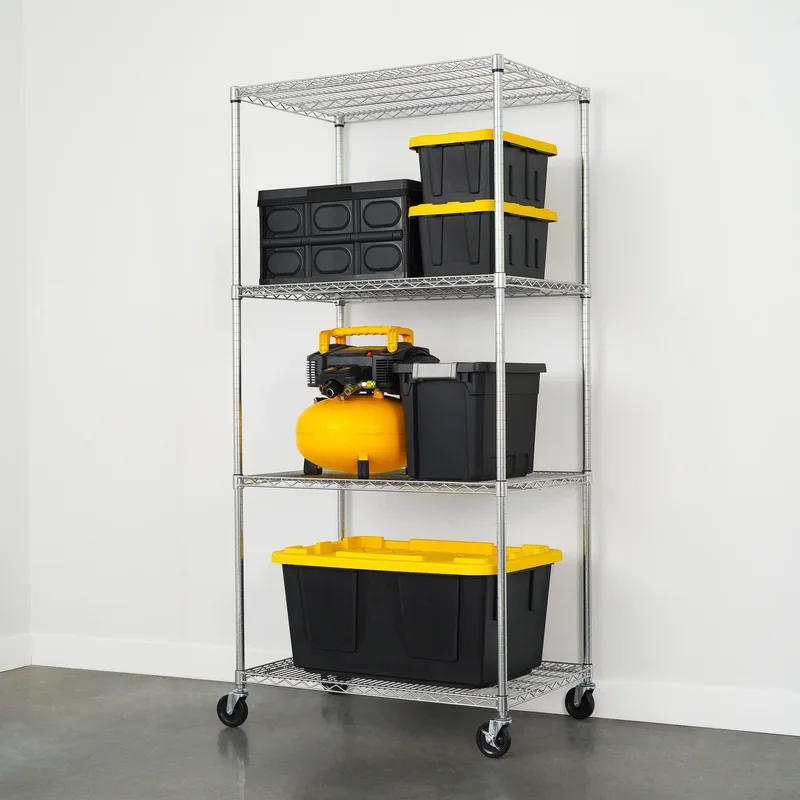 24" x 36" x 72" 4-Tier Wire Rack 5
