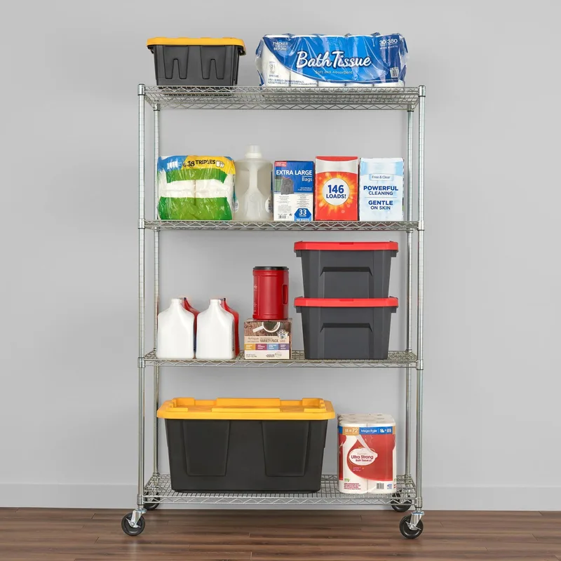 24" x 48" x 72" 4-Tier Wire Rack 2