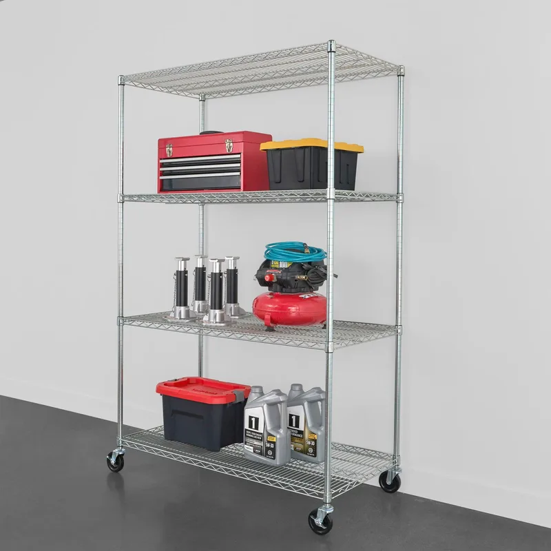 24" x 48" x 72" 4-Tier Wire Rack 3