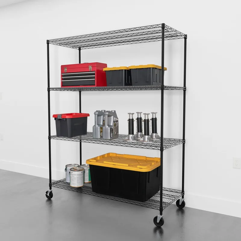 24" x 60" x 72" 4-Tier Wire Rack 4