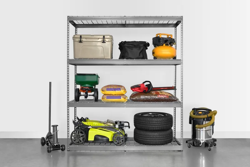 24" x 72" x 84" Heavy Duty Garage Shelving 2