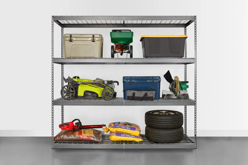24" x 92" x 84" Heavy Duty Garage Shelving 2