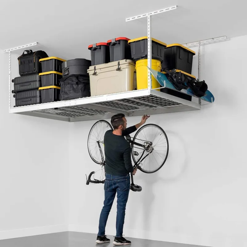 4' x 8' Overhead Garage Storage Rack 2