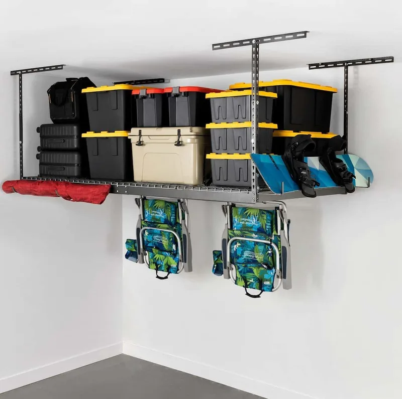 4' x 8' Overhead Garage Storage Rack 3