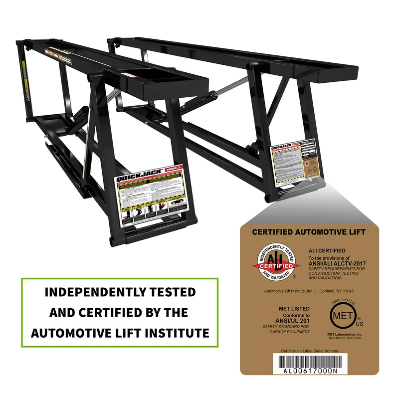 6000ELX Extended-Width Portable EV Car Lift 4