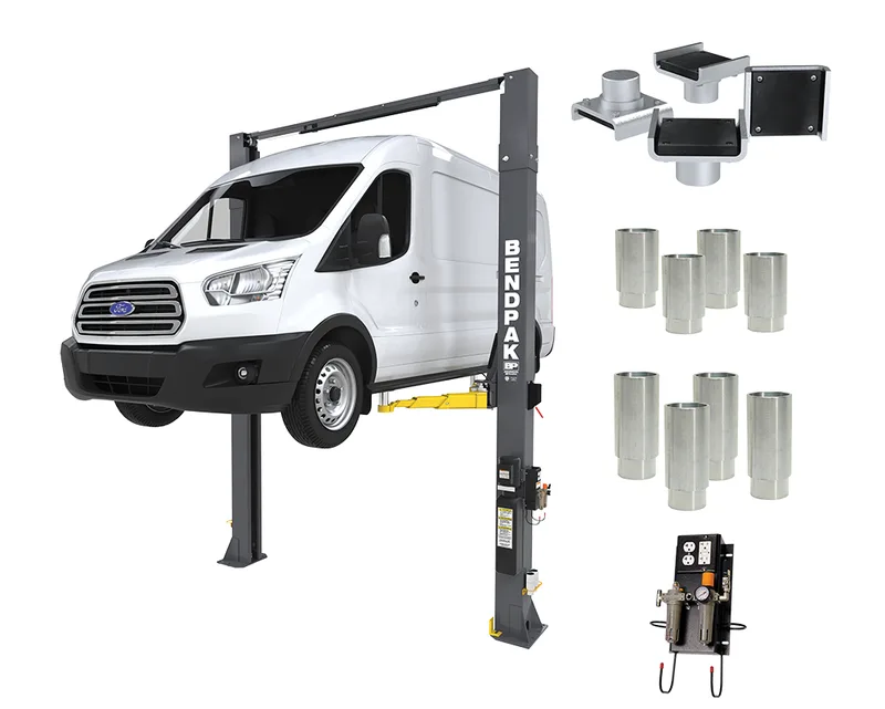 BendPak 10AP-168 Pro Series Two Post Car Lift - 10,000-Lb Capacity - 168" Extended Height 11
