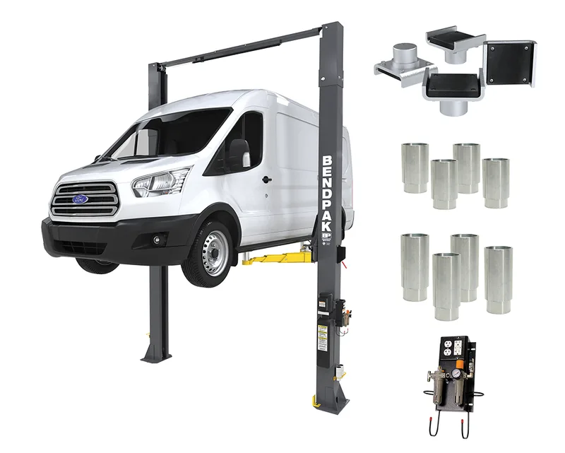 BendPak 10APX-181 Pro Series Two Post Car Lift - 10,000-Lb Capacity - 181" Extended Height 11