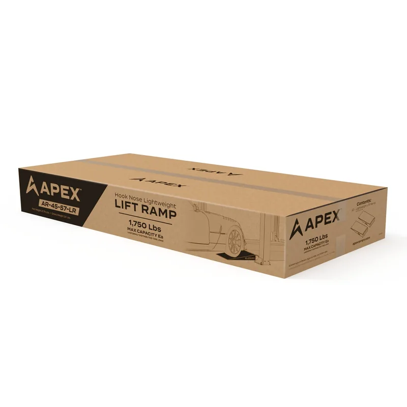 APEX 48-inch Lightweight Foam Four-Post Ramp Kit - Set of 2 10