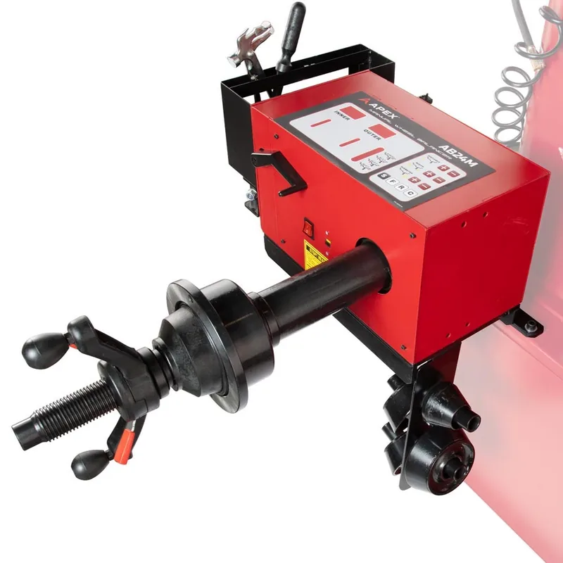 APEX AT26A and AB24M Tire Changer and Wheel Balancer Combo 6