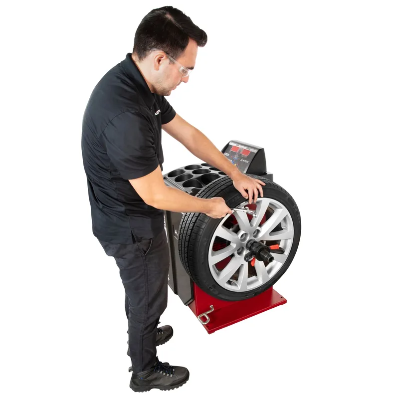 APEX AT26A and AB28 Tire Changer and Wheel Balancer Combo 8