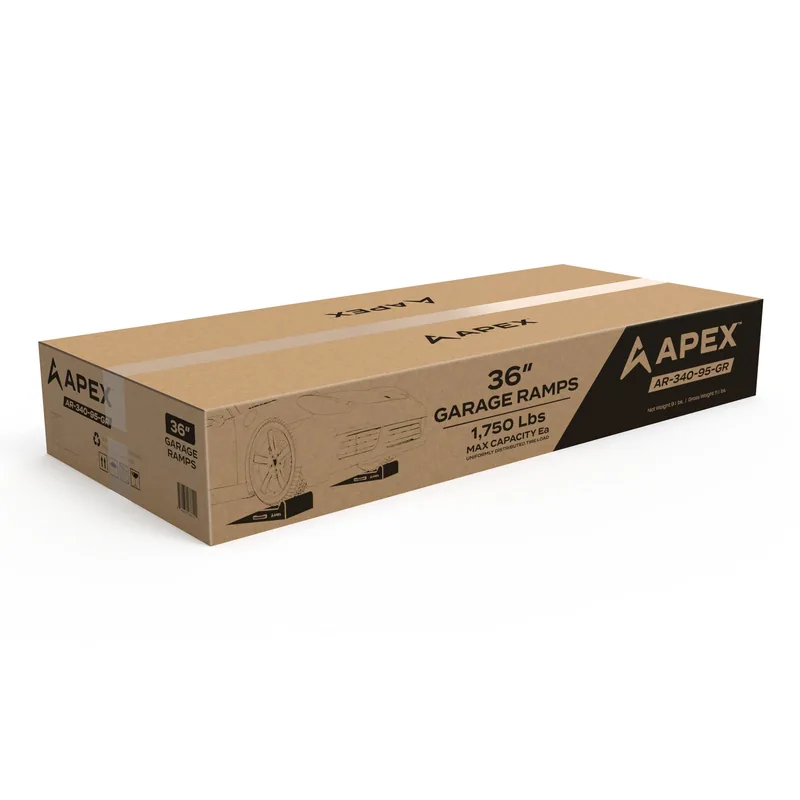APEX 36-inch Lightweight Foam Trailer Ramp Kit - Set of 2 10