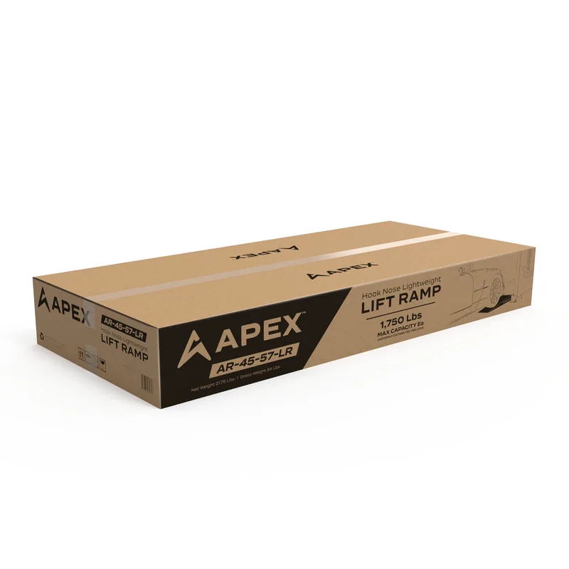 APEX 48-inch Lightweight Foam Four-Post Ramp Kit - Set of 2 9