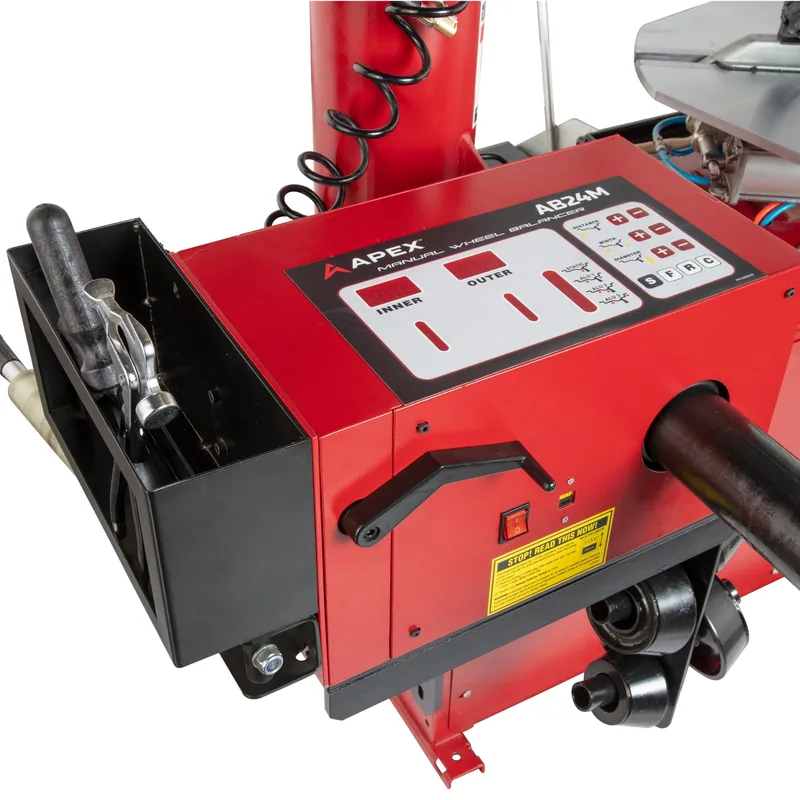 APEX AT26 and AB24M Tire Changer and Wheel Balancer Combo 7