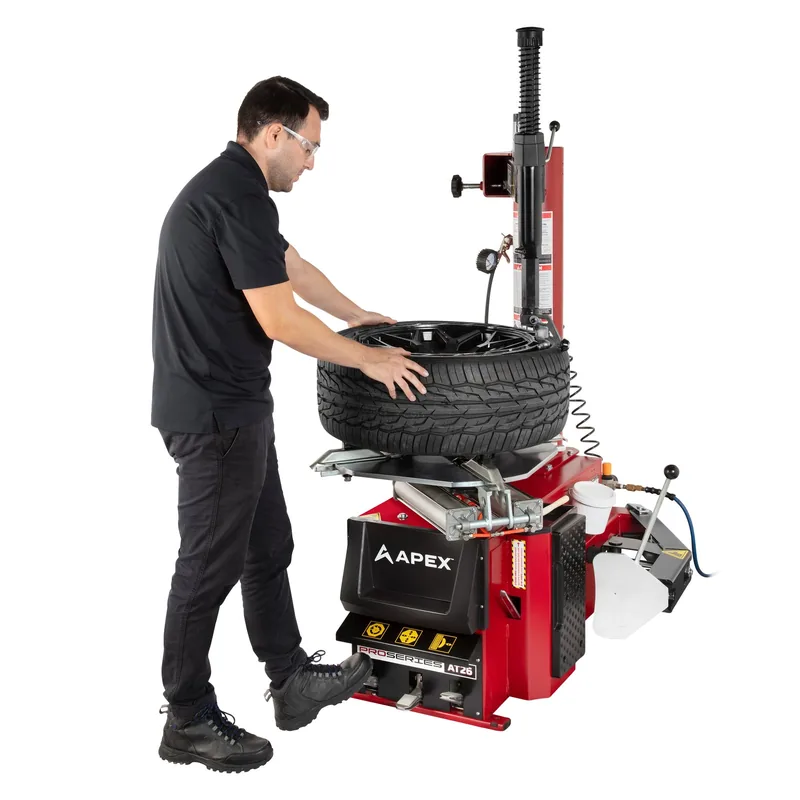 APEX AT26 Swing Arm Tire Changer 2