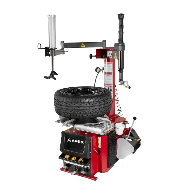 APEX AT26A Swing Arm Tire Changer with Assist Tower 4