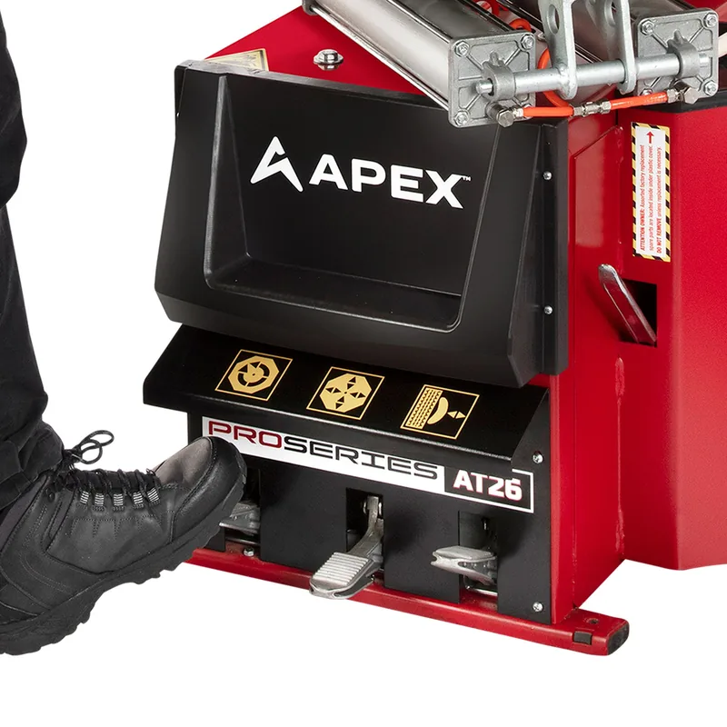 APEX AT26A and AB24M Tire Changer and Wheel Balancer Combo 4