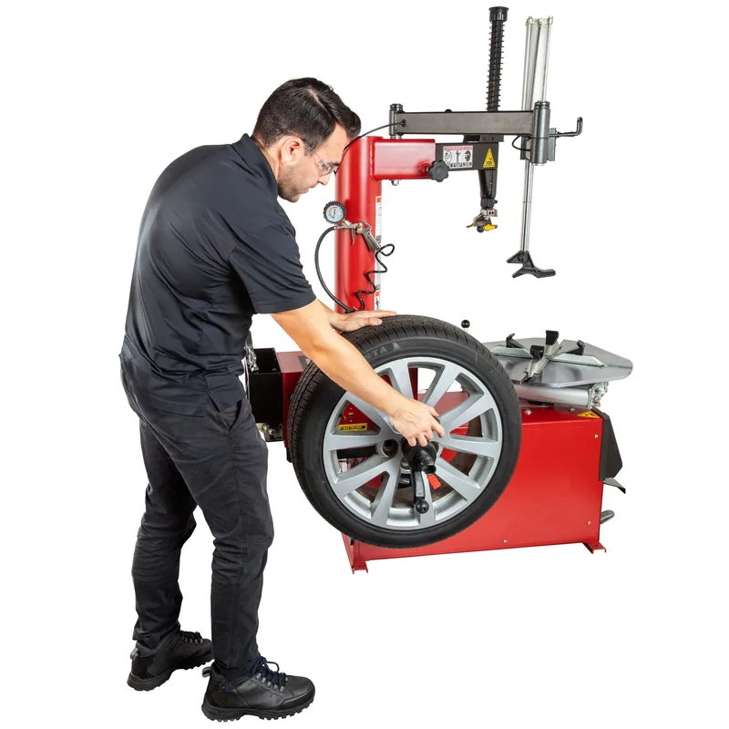 APEX AT26A and AB24M Tire Changer and Wheel Balancer Combo 8