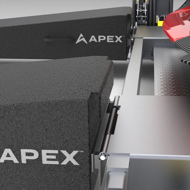 APEX Ramp Receiver Brackets for BendPak 7K to 9K Four-Post Lifts - Set of 2 2