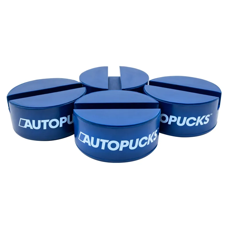 AutoPucks Universal Jack Pad Pucks - Slotted - Set of 4 3