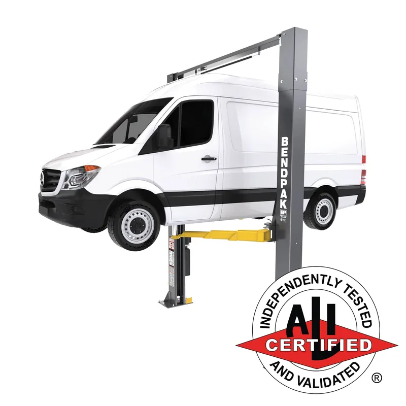 BendPak 12APX-192 Two-Post Car Lift - 12,000-lbs. Capacity - High-Rise - 192-in. Extended Height
