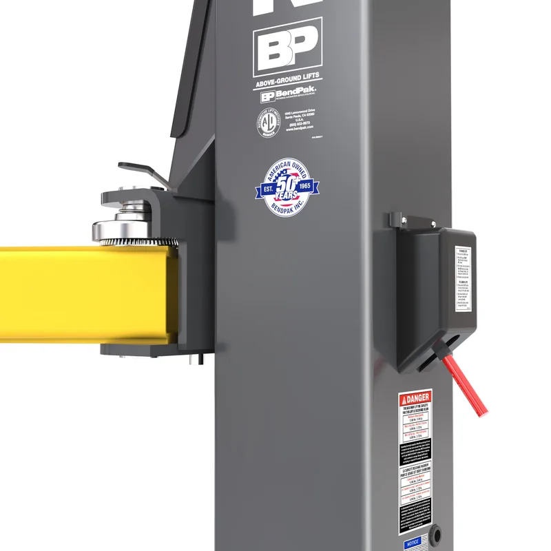 BendPak 12APX-192 Two-Post Car Lift - 12,000-lbs. Capacity - High-Rise - 192-in. Extended Height 4