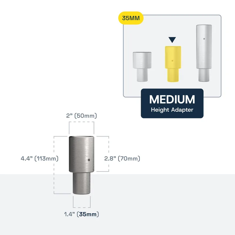 MaxJax Medium 2-Post Lift Adapter 35mm Pin 2