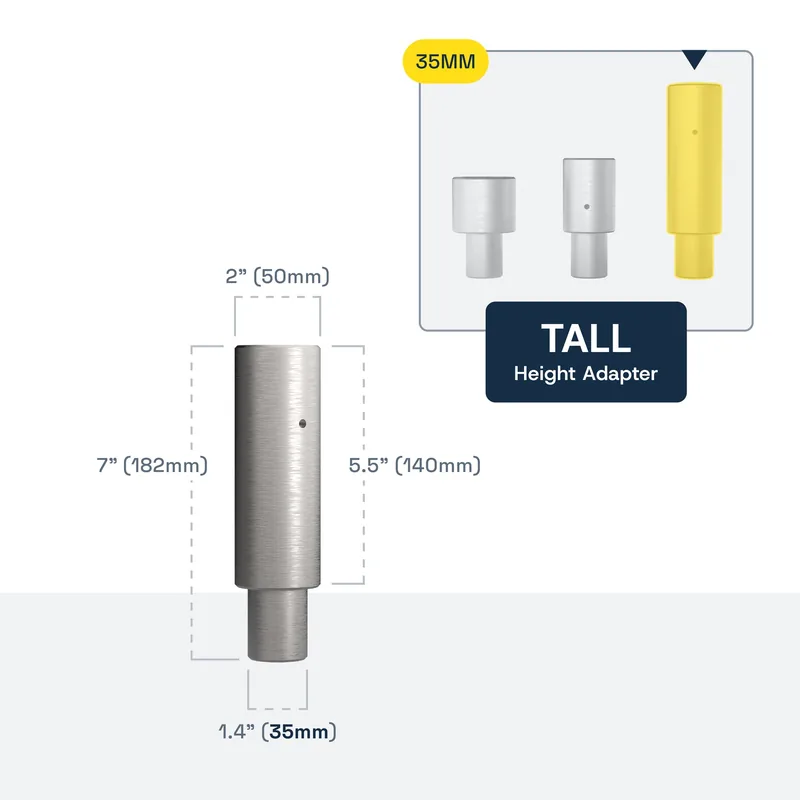 MaxJax Tall 2-Post Lift Adapter 35mm Pin 2