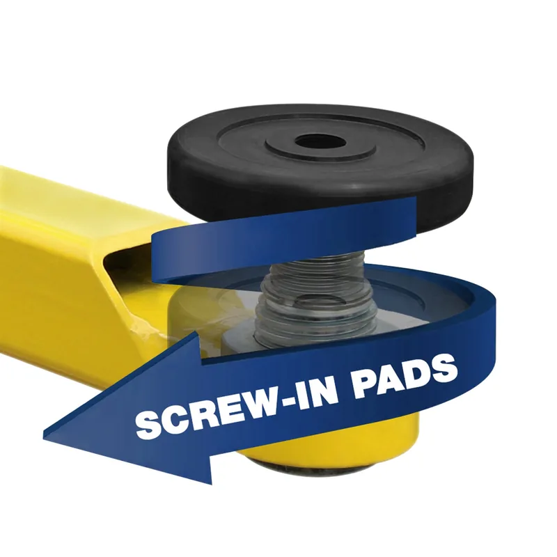 BendPak Telescoping Screw Pads for Two-Post Lifts - 60mm Pin - Set of 4 2