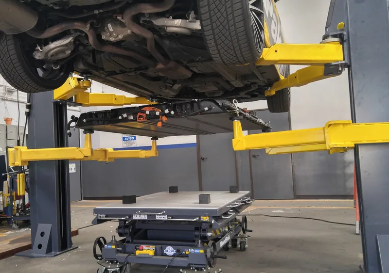 BendPak OctaFlex 12DPS Two-Post Car Lift - Auxiliary Lift-Assist Arms 8