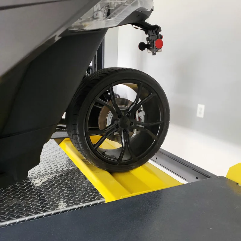 BendPak Third-Wheel Kit for Four-Post Lifts - Wide Runway Setting 2