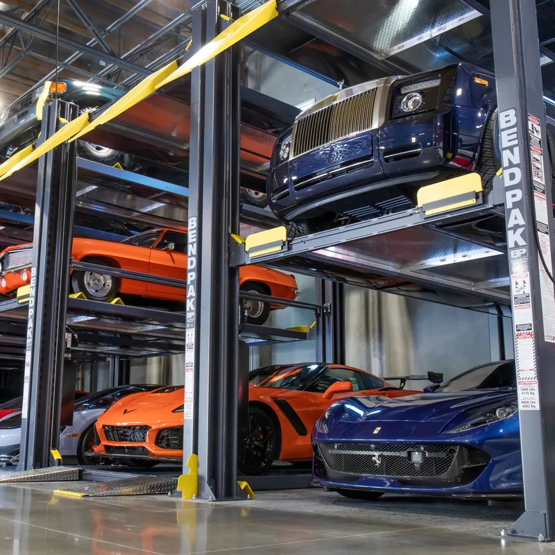 BendPak HD-973P Tri-Level Parking Lift - 9,000-lbs. and 7,000-lbs. Capacity 6