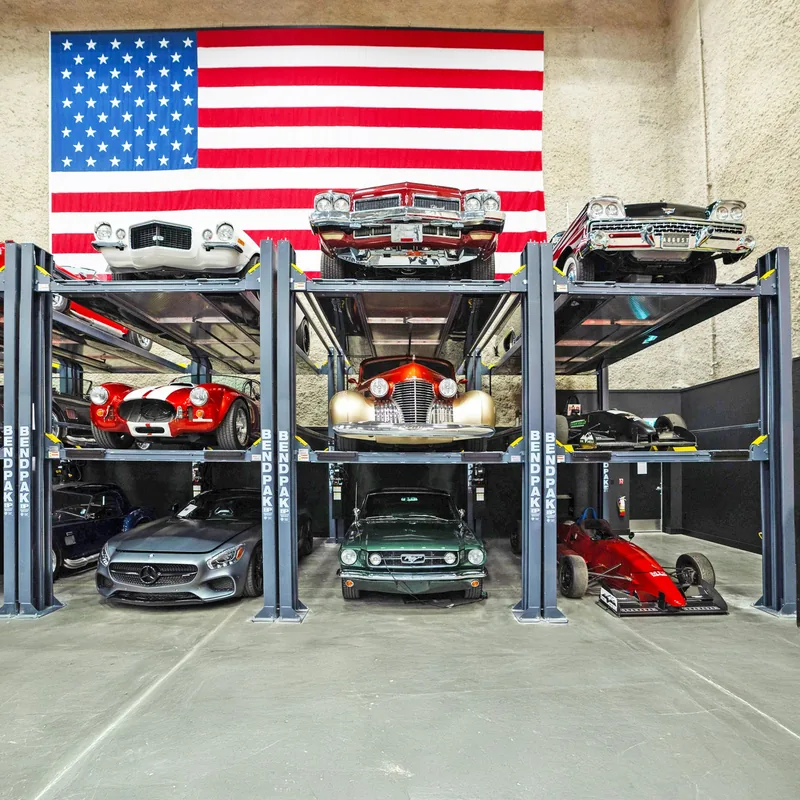 BendPak HD-973P Tri-Level Parking Lift - 9,000-lbs. and 7,000-lbs. Capacity 5