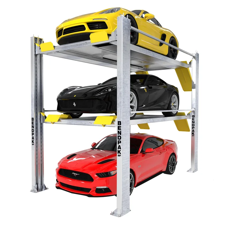 BendPak HD-973P Tri-Level Parking Lift - 9,000-lbs. and 7,000-lbs. Capacity 8