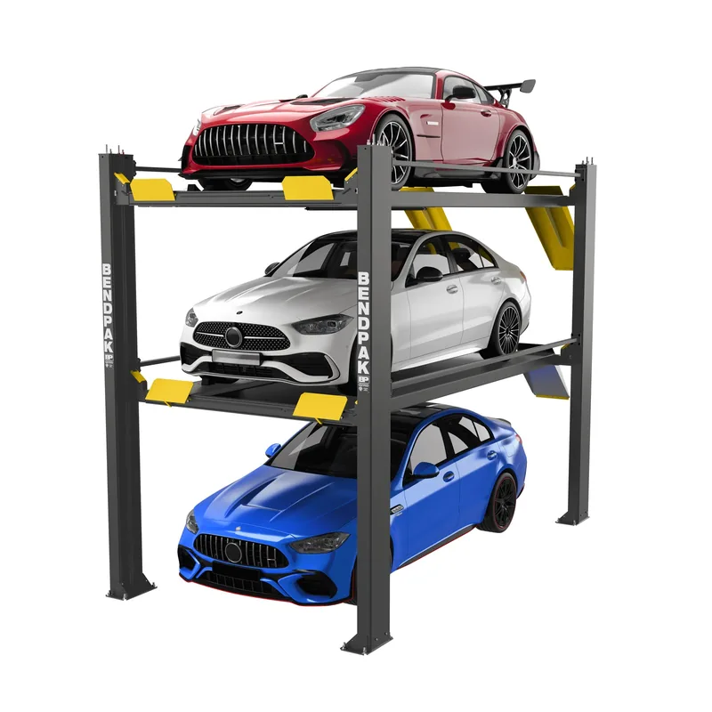 BendPak HD-973P Tri-Level Parking Lift - 9,000-lbs. and 7,000-lbs. Capacity 7