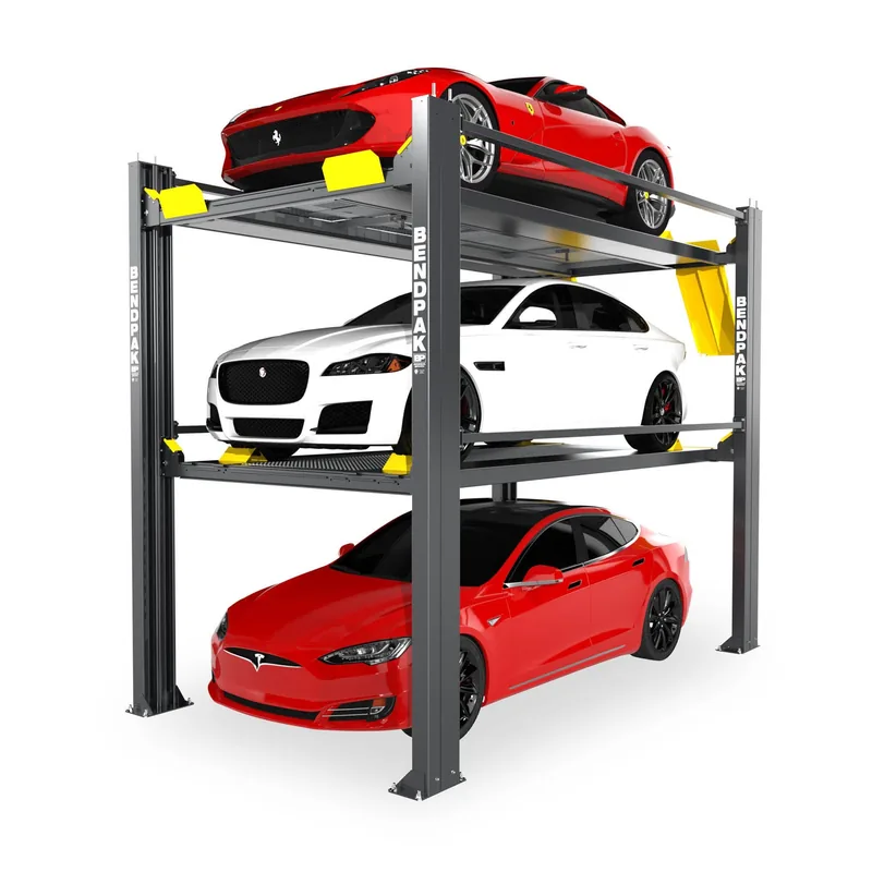 BendPak HD-973P Tri-Level Parking Lift - 9,000-lbs. and 7,000-lbs. Capacity
