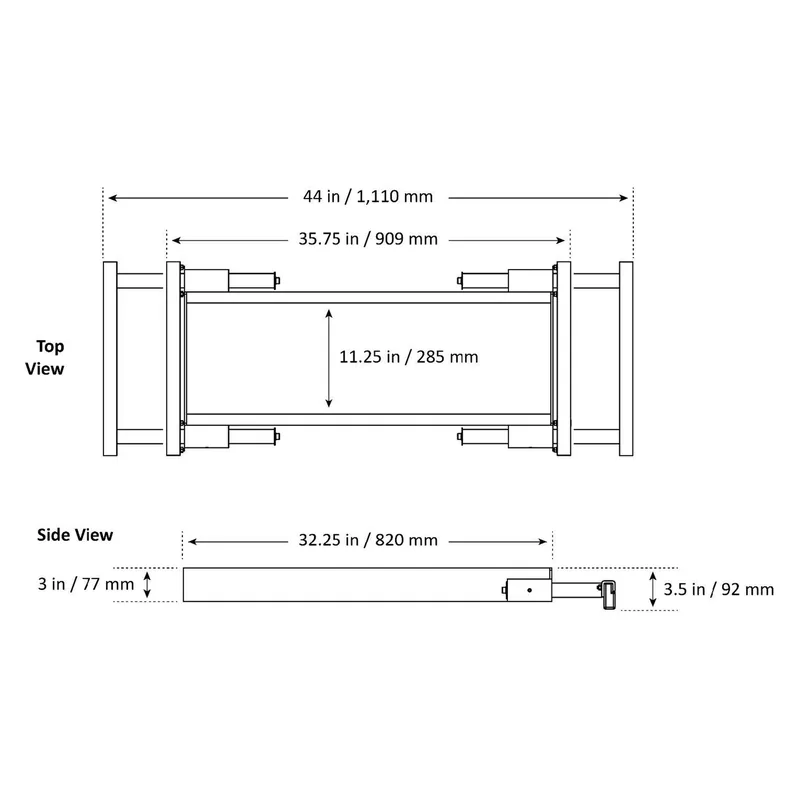 BendPak JP45 Telescoping Jack Tray - 4,500-lbs. Capacity 5