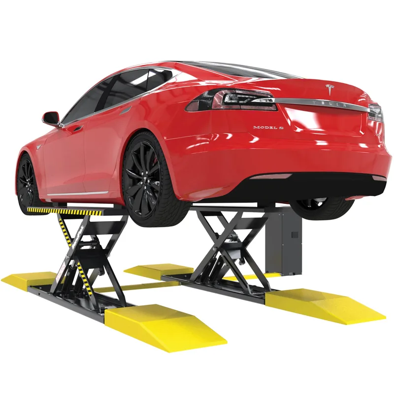 BendPak MDS-6EXT Extended Open-Center Mid-Rise Scissor Lift - 6,000-lbs. Capacity 4