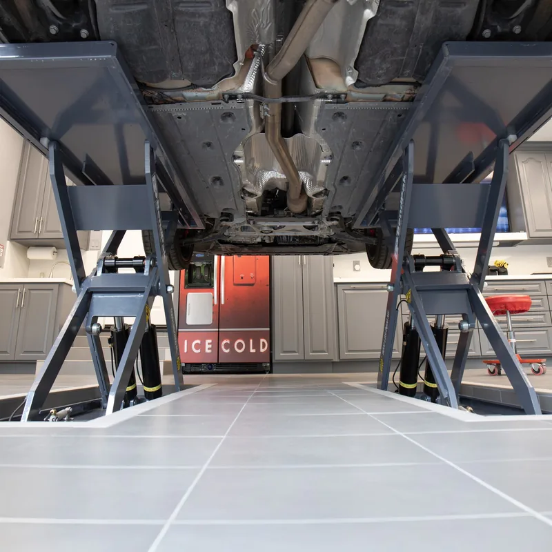 BendPak MDS-6LPF Flush-Mount Open-Center Mid-Rise Scissor Lift - 6,000-lbs. Capacity 7