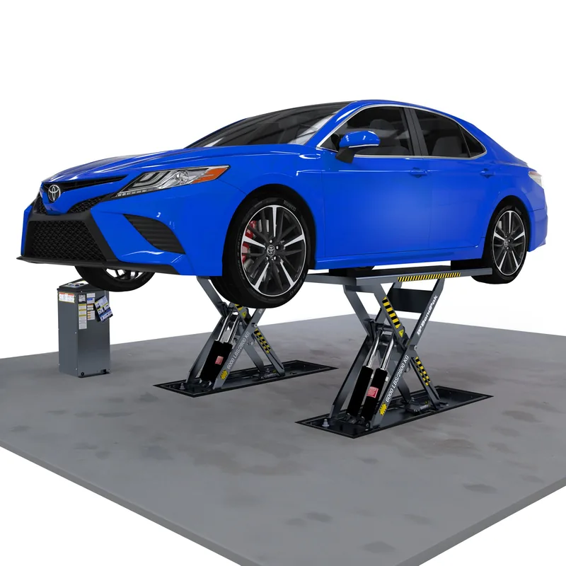 BendPak MDS-6LPF Flush-Mount Open-Center Mid-Rise Scissor Lift - 6,000-lbs. Capacity